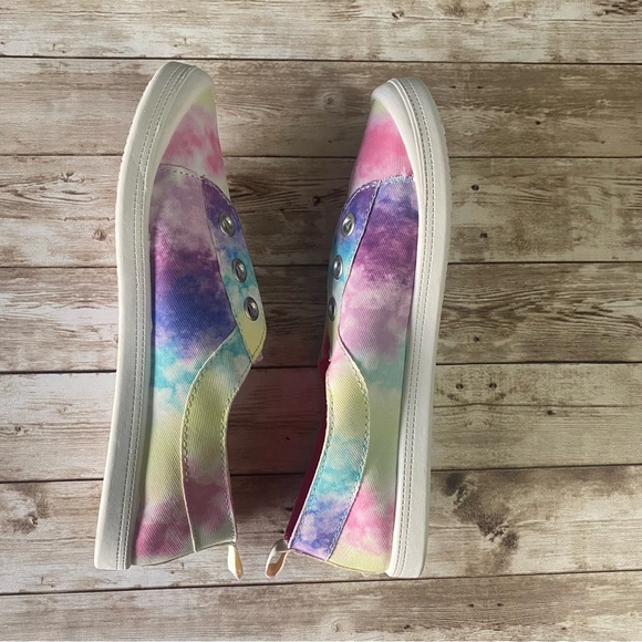 Sugar slip on laceless cute fun tie dye casual sneakers size 7. Sgr gemstone - Picture 12 of 15
